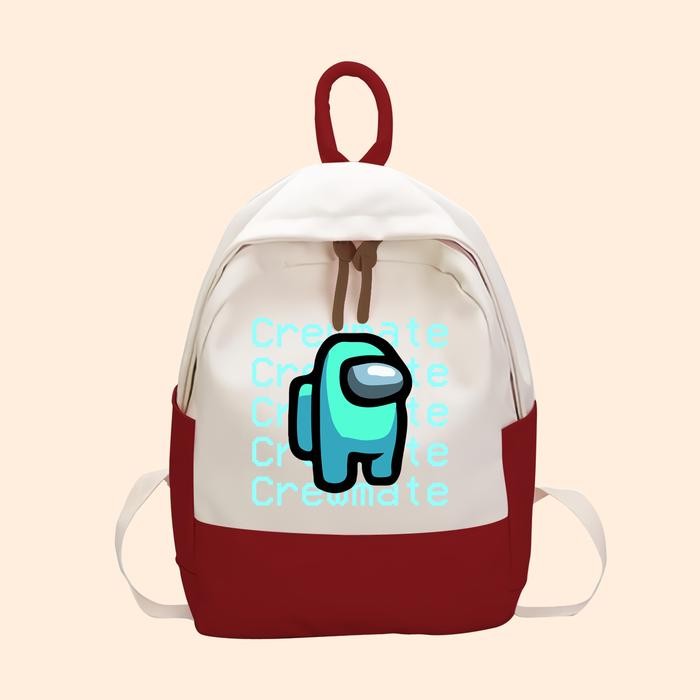 Tas Anak Game Among Us Anak SD TK Kantong Backpack Karakter Anak AMS-05 *