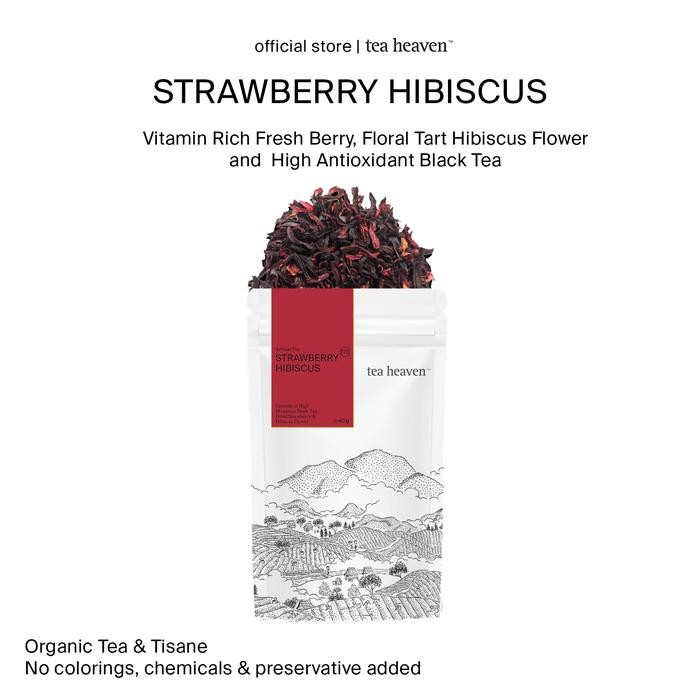 

Strawberry Hibiscus Black Tea Premium Artisan Tea Blend Tea Heaven