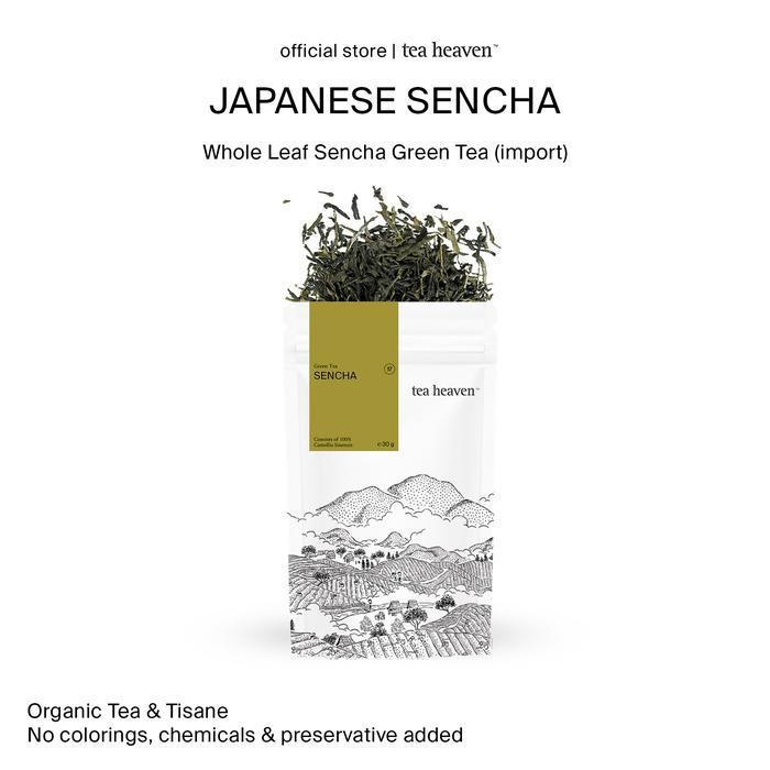 

Teh Hijau Jepang Sencha Premium Organik Japanese Green Tea