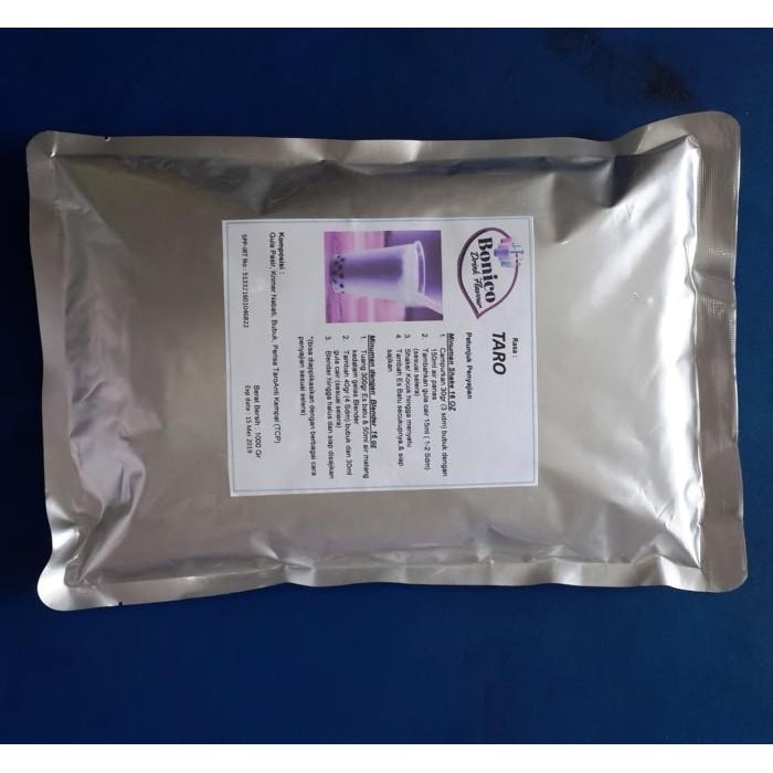 

BONICO TARO 1KG Bubuk minuman drink powder Ice blend UBI UNGU