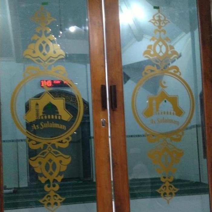 TERMURAH CUTTING STIKER LOGO MASJID CUSTOM