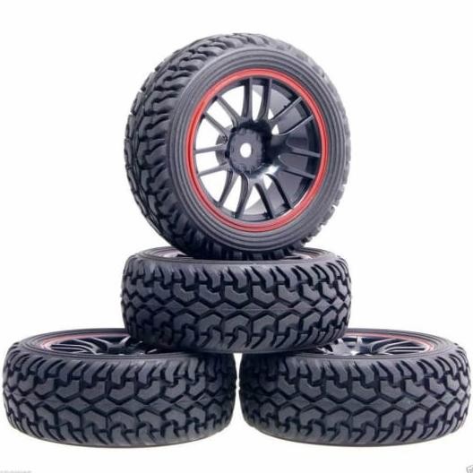 1pcs velg + ban onroad touring RC 1/10 TM HSP kyoso ff wltoys zd lrp