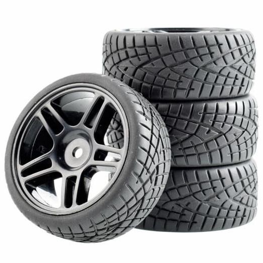 1pcs velg + ban onroad touring RC 1/10 TM HSP kyoso wltoys ff lrp zd