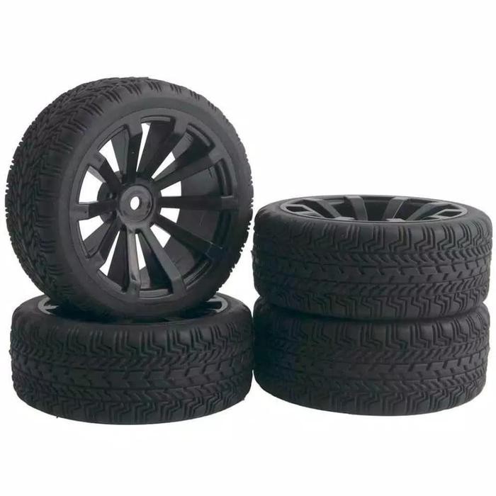 1pcs velg + ban rally touring RC 1/10 1/18 hbx wltoys hsp hpi b09