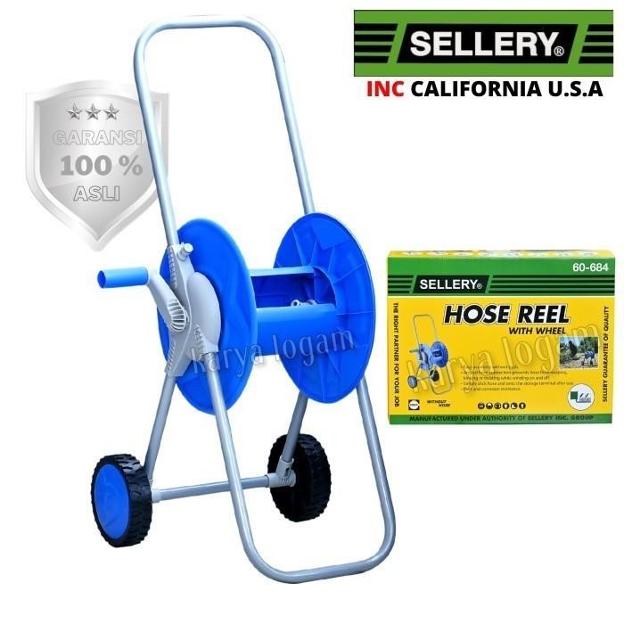 Promo Gulungan Selang Plus Roda 30 Meter Sellery U.S.A. Hose Reel Berkualitas