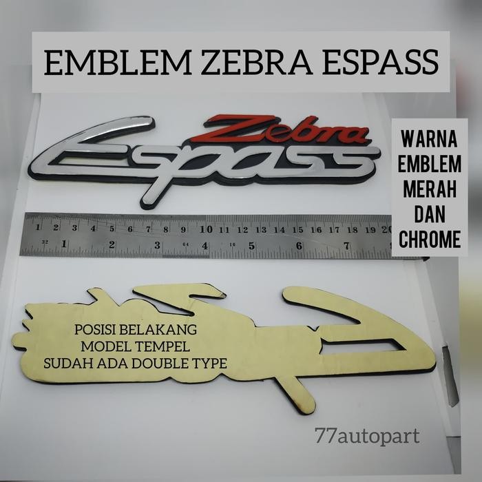 TERBARU EMBLEM LOGO ZEBRA ESPASS