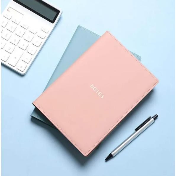 

Terlaris- Notes Notebook Waterproof Cover Leather Buku Catatan Ukuran A5 Isi 100 Lembar