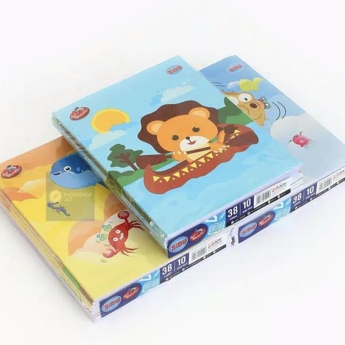 

Terlaris- [1 Pack] Buku Tulis Sinar Dunia Sidu Isi 38 / 58 / 78 / 100 / Kotak / Halus / Bigboss Boxi