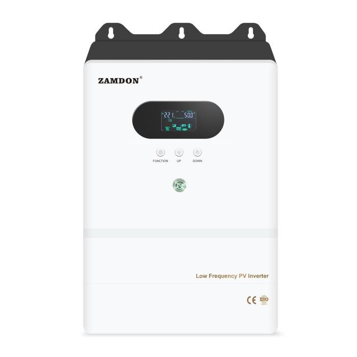 Termurah Zamdon Frekuensi Rendah 6,25Kva 5Kw 48V Inverter Surya Hybrid Off Grid Dengan Wifi, Mppt