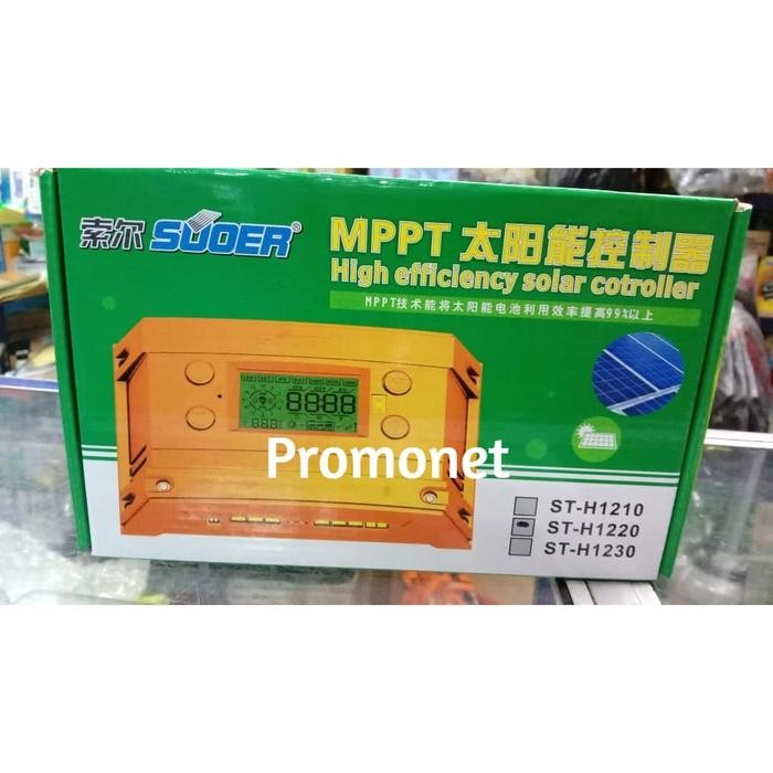 Unik Solar Charger Controller Mppt 20A Suoer St-H1220 Original