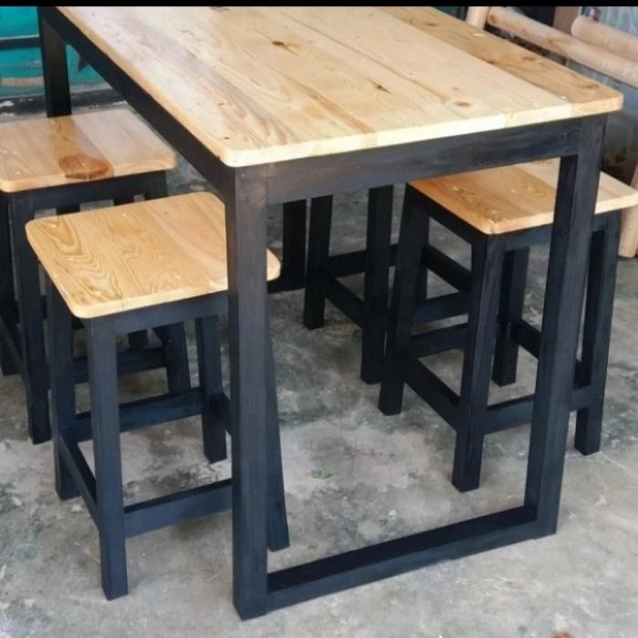 Meja Kursi Cafe Resto Kayu Jati Belanda