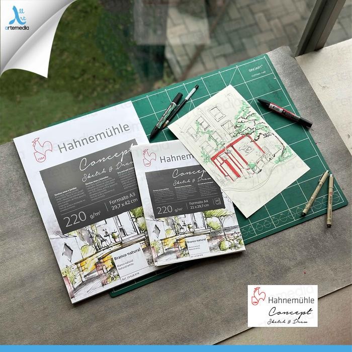 

Hahnemuhle Concept Sketch Drawing Buku Sketsa Gambar 220 gsm