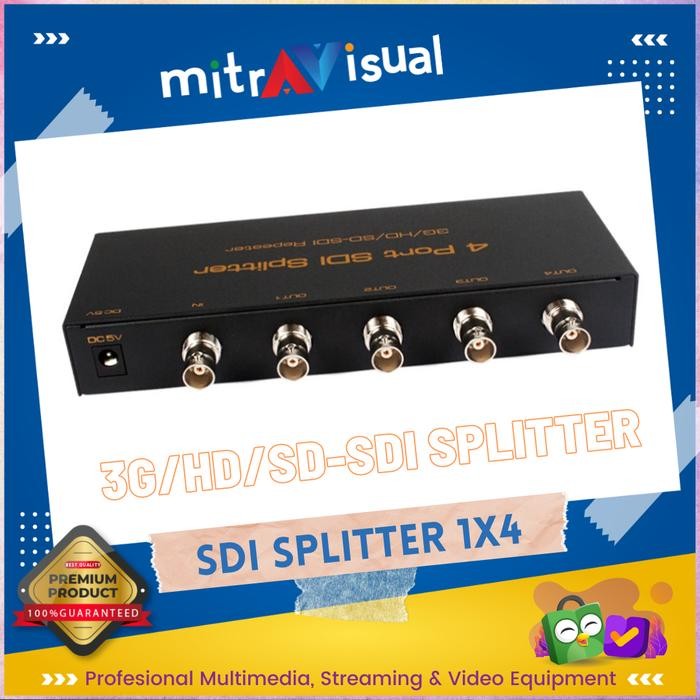 Cuci Gudang 1X4 Sdi Splitter 3G Hd Sdi Support 1080P