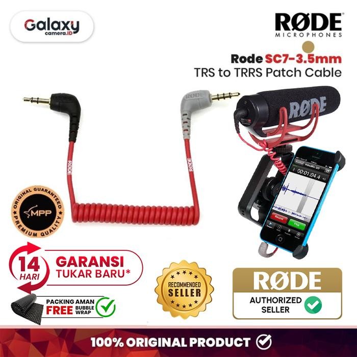 Terlaris Rode Sc7 - Trs To Trrs Patch Cable