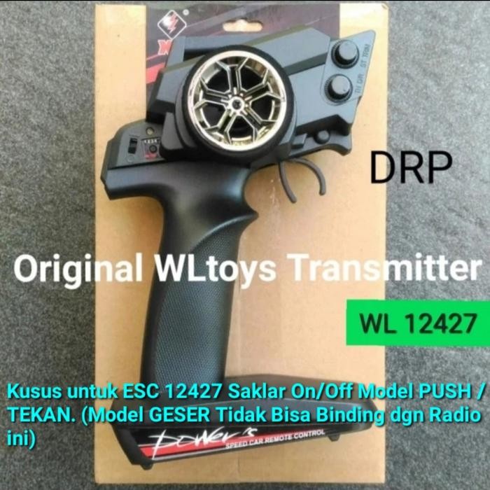 Radio Remote Transmitter Wl 12427 (Tanpa Esc Receiver) Wltoys Rc Part