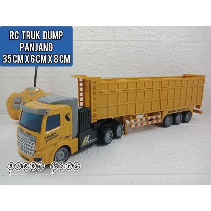 Mainan Rc Truk Dump Truk Pasir Panjang Sudah Cas - Remote Control