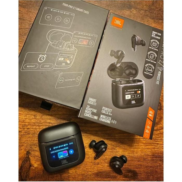 100%Ori Jbl Tour Pro 2 True Wireless Noise Cancelling Earbuds Tws With Smart Case Jbl Headphone