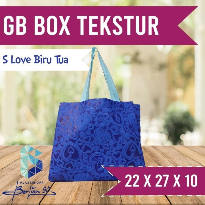 (Expert) Goodie Bag Spundbond Motif Emboss 22 x 27 x 10 cm Tas Hajatan