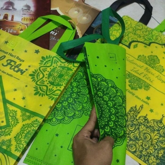(Expert) Tas Lebaran Idul Fitri Goodie Bag Kain Spunbond Jumbo , Besar / Kecil