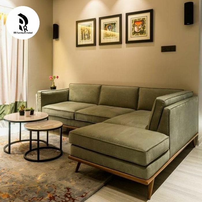 sofa tamu minimalis sofa tamu L sofa tamu kayu jati sofa modern