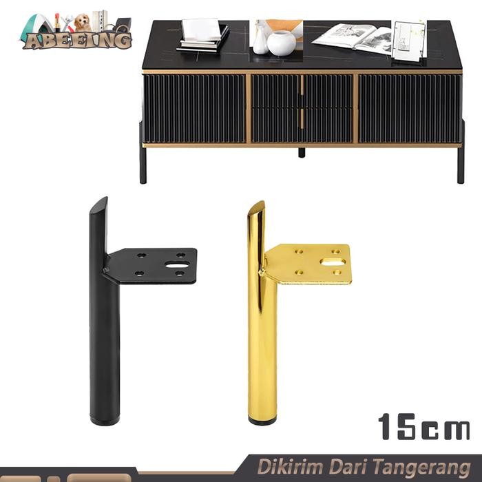 15cm Kaki Sofa Gold / Kaki Kursi Besi / Sofa Leg / Kaki Meja