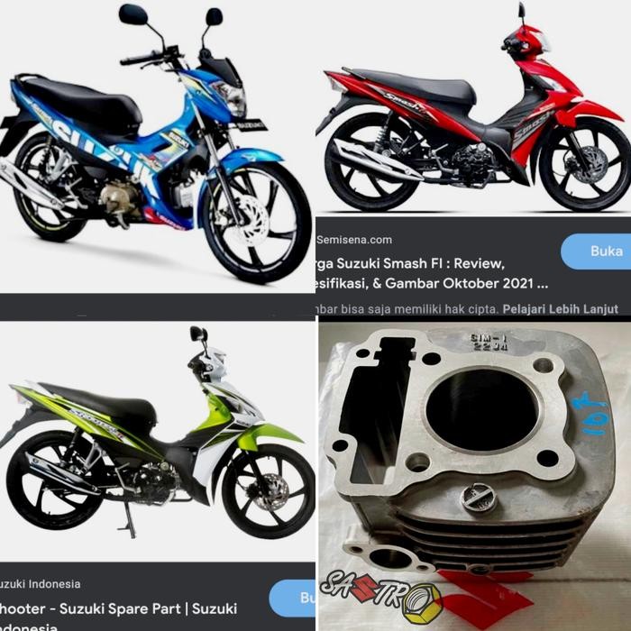 blok seher cylinder suzuki shooter young star new smash FI fi ori sgp