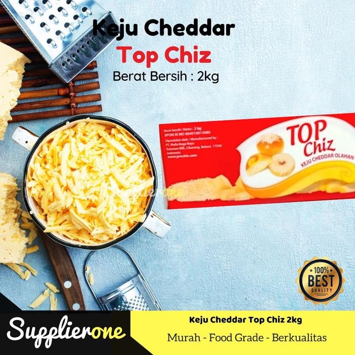 

(Expert) Keju Top Chiz / Keju Cheddar Top Chiz 2 kg / Keju Parut / Keju parut 2kg
