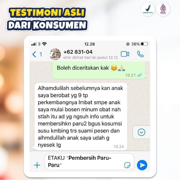

(Expert) Susu Kambing Etawa Asli Solusi Tepat Atasi Masalah Pernapasan Asma TBC Kolesterol Darah