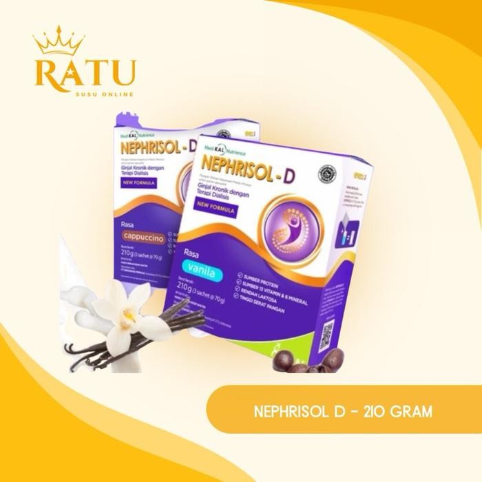 

(Expert) NEPHRISOL D - Nutrisi Tinggi Protein Pasien Gagal Ginjal Kronik HD / CAPD