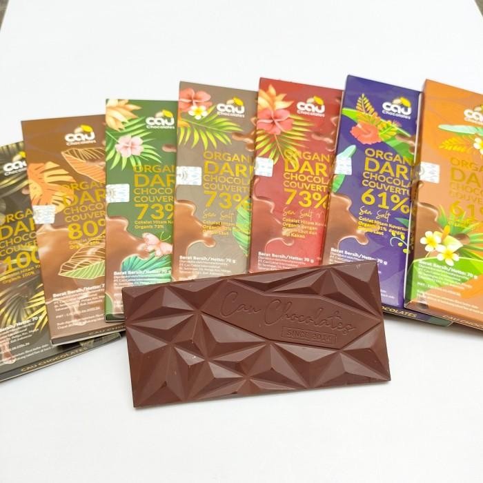 

(Expert) CAU - Organic Dark Chocolate Couverture 70g ( Cokelat Coklat Keto )