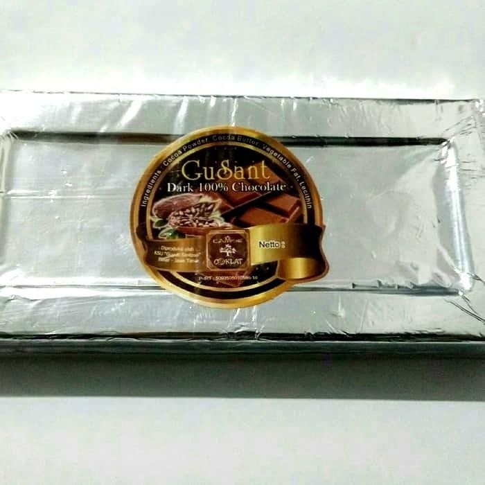 

(Expert) CHocolate Dark Block 100% 500gr (Tanpa Gula) - Kampung Coklat Blitar