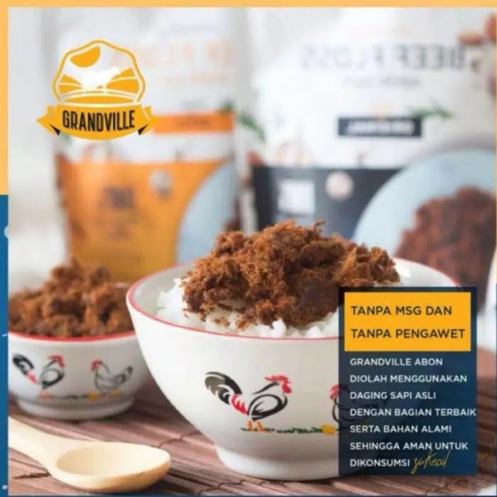 

(Expert) Abon Granville Non MSG aneka varian kemasan 100gram