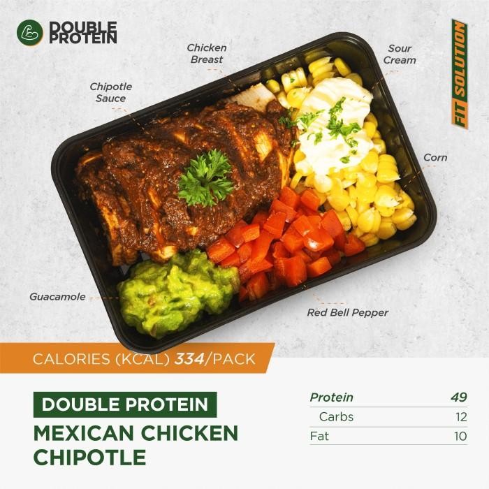 

(Expert) DOUBLE PROTEIN Mexican Chicken Chipotle (50Gr Protein) Healthy Diet
