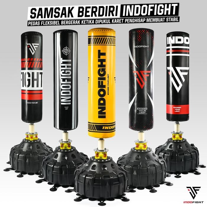 Samsak Berdiri Indofight Sansak Tinju Isi Samsak Berdiri Standing Punching Bag Samsak Tinju Berdiri