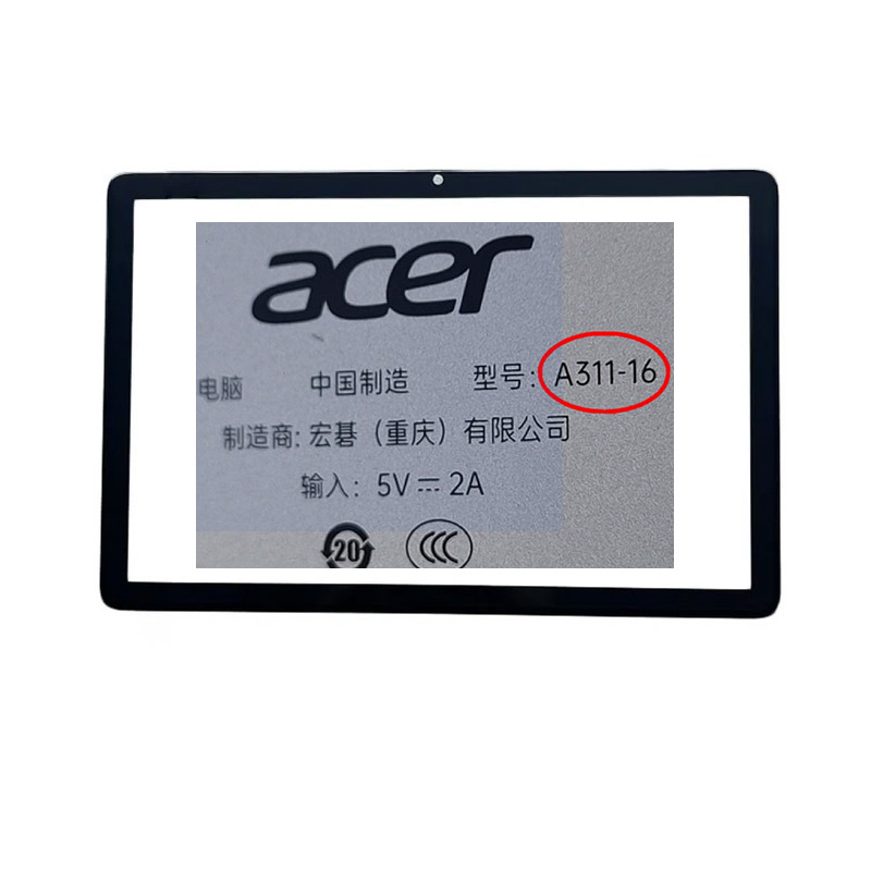 New 10.1 Inch for Acer A311-16 Tablet PC Capacitive Touch Screen Digitizer Sensor External Glass