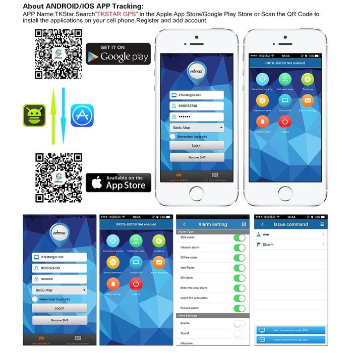 GPS TRACKER PORTABLE TKSTAR TK915 TK 915 MOBIL MOTOR 10000MAH