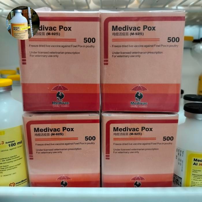 

terlaris Medivac POX mencegah Cacar pada Unggas Ayam
