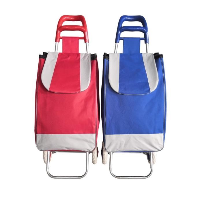 Troli Belanja Keranjang Supermarket Tas Troli Belanja Trolley Roda