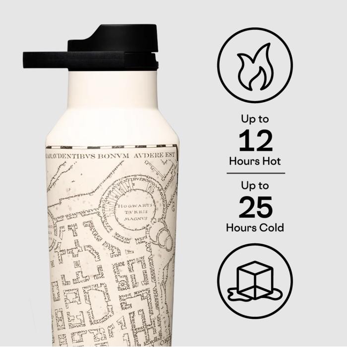Corkcicle 20oz Sport Canteen Harry Potter Marauders Map
