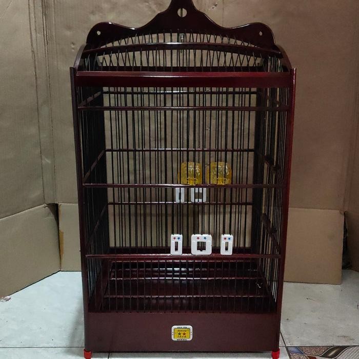 Sangkar Kotak Oriq Coklat No 2 [Grab Gojek]