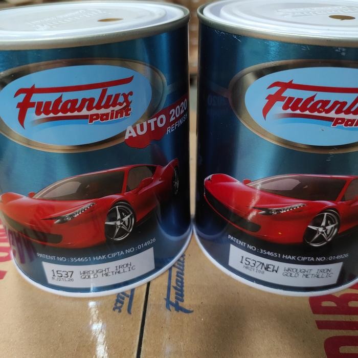 CAT DUCO FUTANLUX WARNA EMAS (1 KG) - CAT MOBIL KAYU BESI