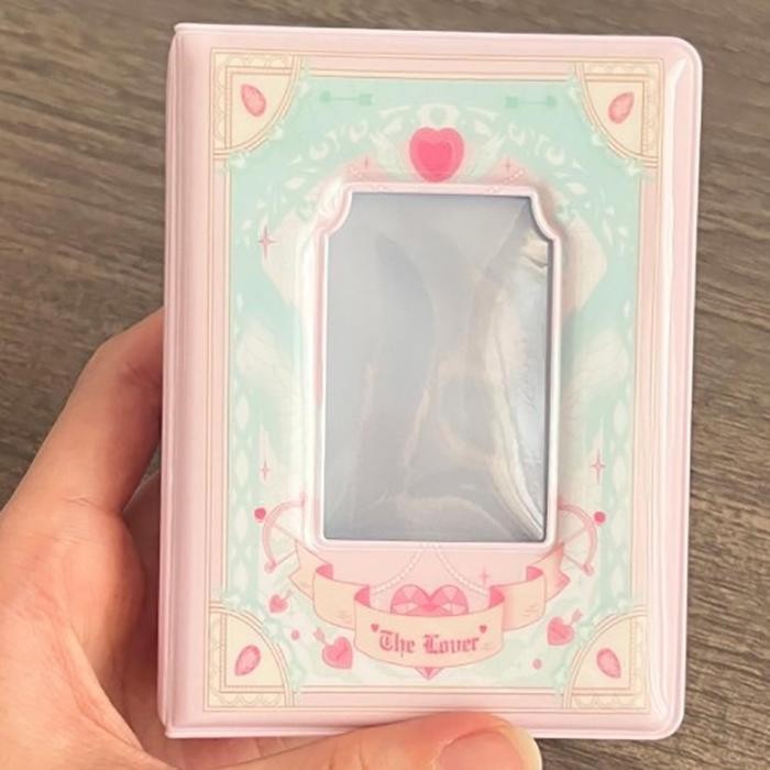 

Kartun Crown Wings Album Foto Persegi Hollow 40Slot Korea Kpop Idol Penyimpanan Photocard 3Inch Buku