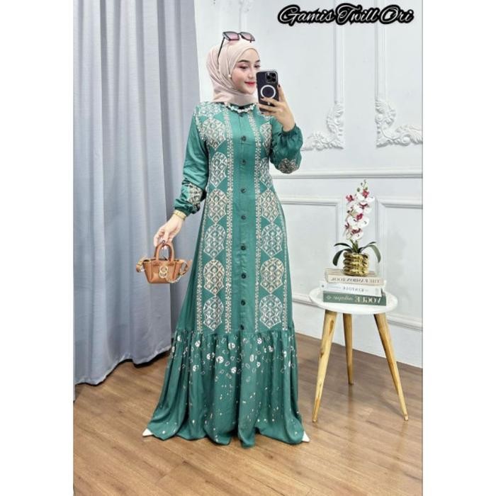 Gamis Twill Ori Gamis Rempel Gamis Twill Jumbo Gamis Batik Gamis Jumbo Gamis Twill Pekalongan