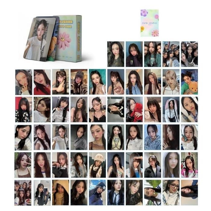 

(55 Lembar) Newjeansns Flower Colour Hologram Photocard Pc Foto