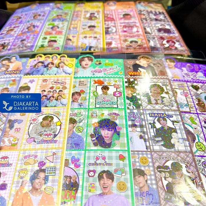 

Sticker Sachet Kpop Bts Bt21 Jungkook V Jimin Suga Rm Jin Jhope Kpop Series Stiker Blackpink