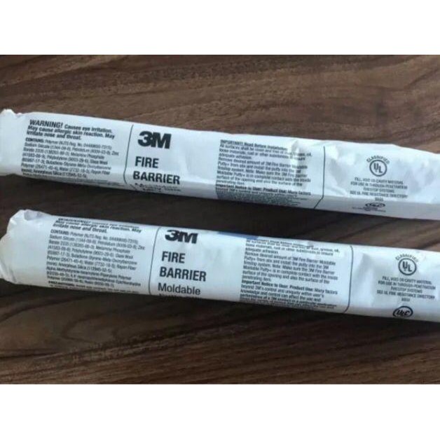 Ready- 3M Fire Barrier Moldable Putty Stix Mp+ Lumpur Tahan Api,Blokir Lubang
