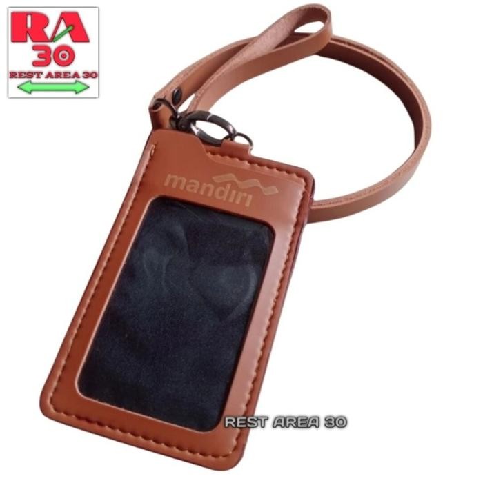 

HOLDER ID CARD - TALI LANYARD NAMETAG LOGO BANK MANDIRI