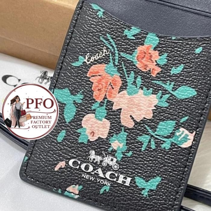 

GANTUNGAN LANYARD CH 91792 ROSE BOUQUET PRINT MIDNIGHT NAVY