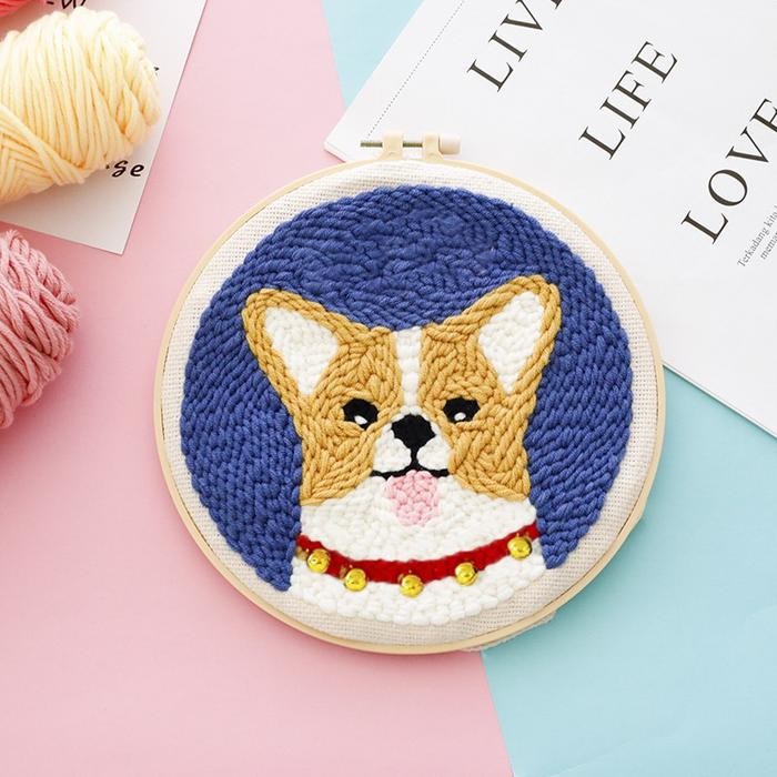 

Promo Diy Kit Paket Kerajinan Tangan Punch Needle Kit Berkualitas