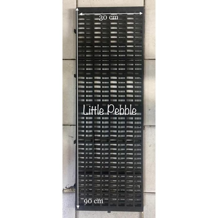 

Promo Alas Kandang Tatakan Kandang Palet Plastik Hitam 90X30X3Cm Tbk